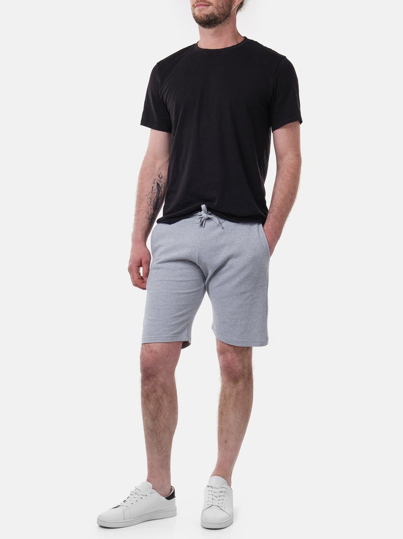 Pantaloncini in maglia piquè Grigio - Kiabi