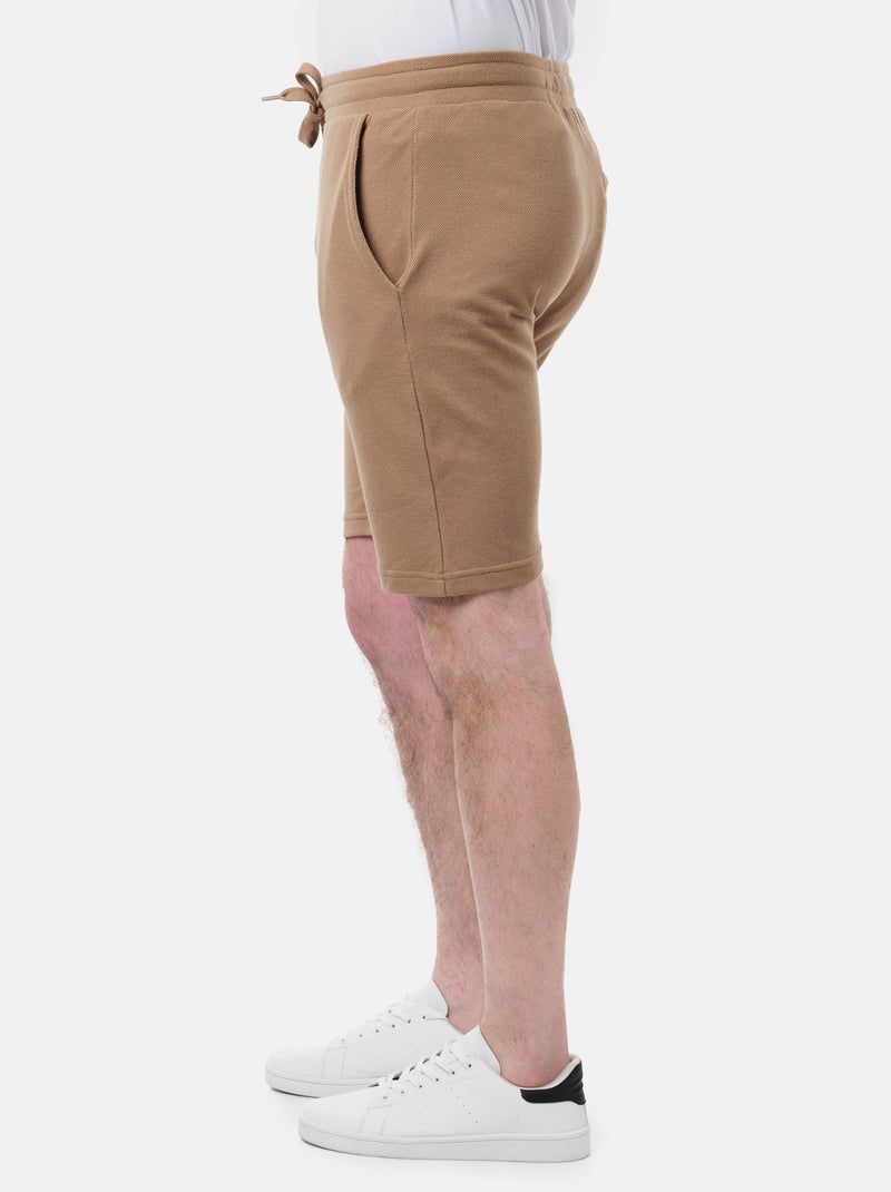 Pantaloncini in maglia piquè Marrone - Kiabi