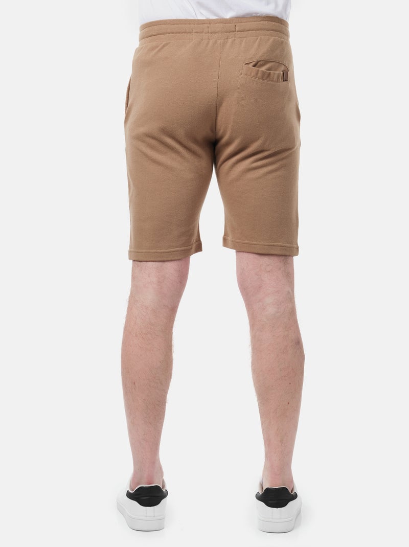 Pantaloncini in maglia piquè Marrone - Kiabi