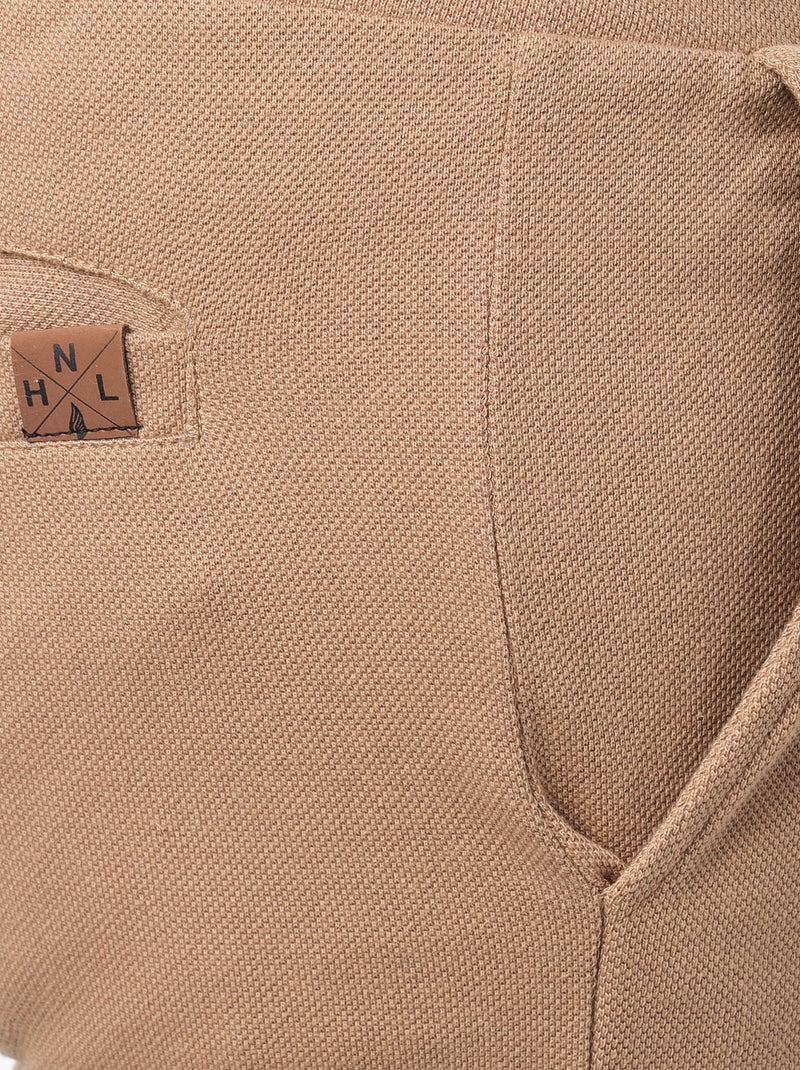 Pantaloncini in maglia piquè Marrone - Kiabi
