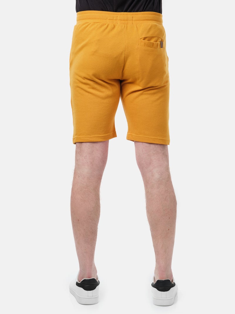 Pantaloncini in maglia piquè Senape - Kiabi