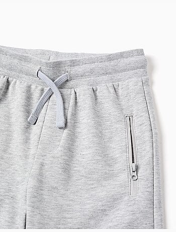 Pantaloncini in pile con coulisse e tasche