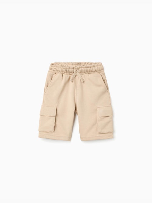 Pantaloncini in pile con tasche cargo e coulisse - Kiabi