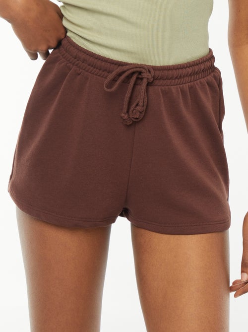 Pantaloncini in pile leggero tinta unita - Kiabi