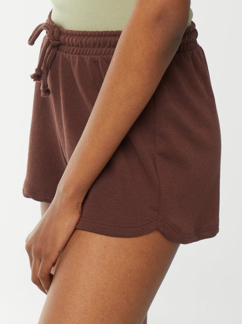 Pantaloncini in pile leggero tinta unita - Kiabi