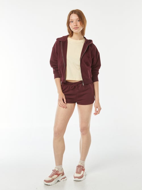 Pantaloncini in pile leggero tinta unita - Kiabi