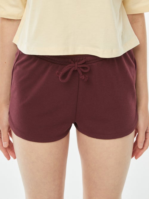 Pantaloncini in pile leggero tinta unita - Kiabi