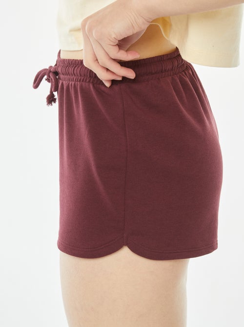 Pantaloncini in pile leggero tinta unita - Kiabi