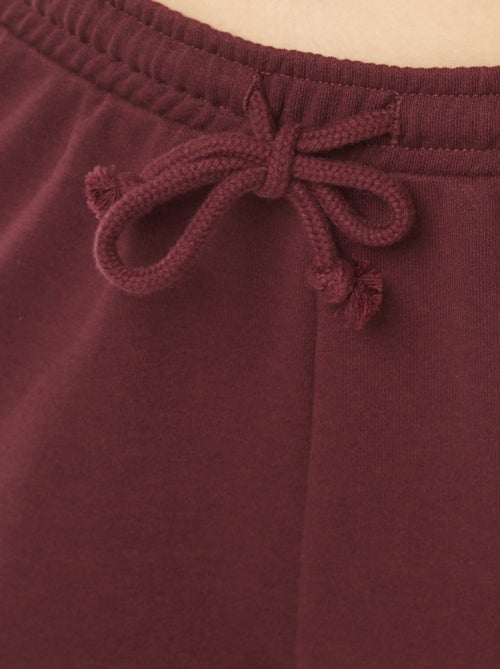 Pantaloncini in pile leggero tinta unita - Kiabi