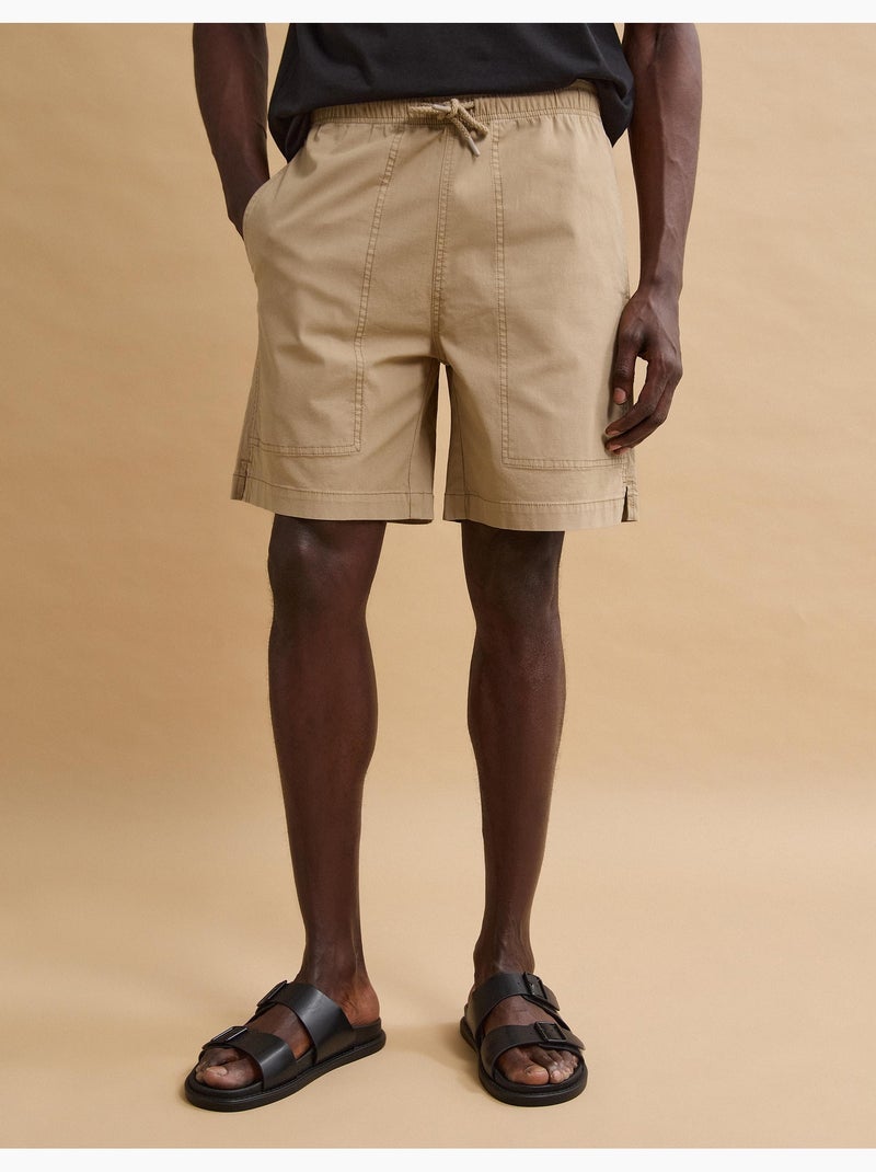 Pantaloncini in tela, MO Fashion Beige - Kiabi
