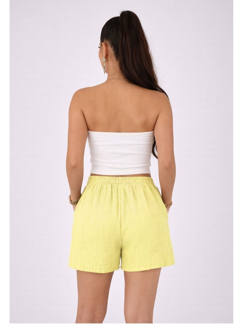 Pantaloncini Kebello Giallo - Kiabi