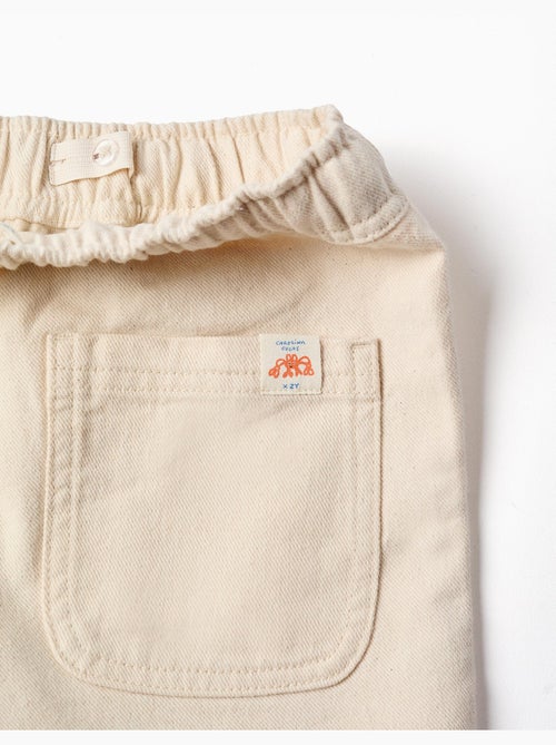 Pantaloncini lunghi in cotone con coulisse Carolina Celas x Zippy - Kiabi Pantaloncini lunghi in cotone con coulisse Carolina Celas x Zippy - Kiabi
