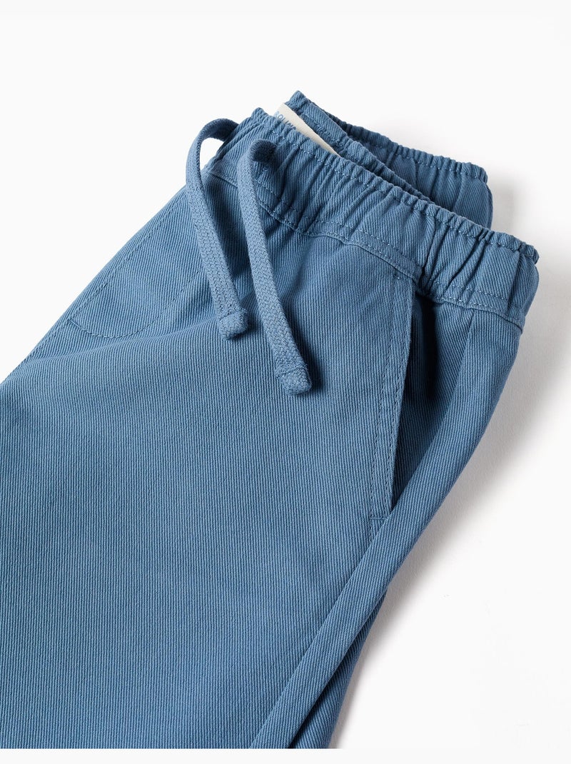 Pantaloncini lunghi in cotone con coulisse Carolina Celas x Zippy Blu Blu - Kiabi