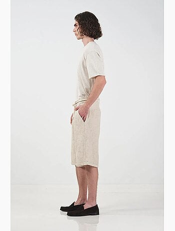 Pantaloncini lunghi rilassati in cotone da uomo giesto
