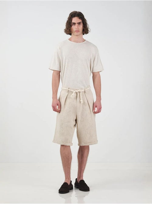 Pantaloncini lunghi rilassati in cotone da uomo giesto - Kiabi
