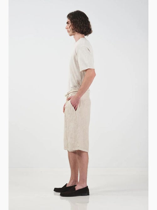 Pantaloncini lunghi rilassati in cotone da uomo giesto - Kiabi