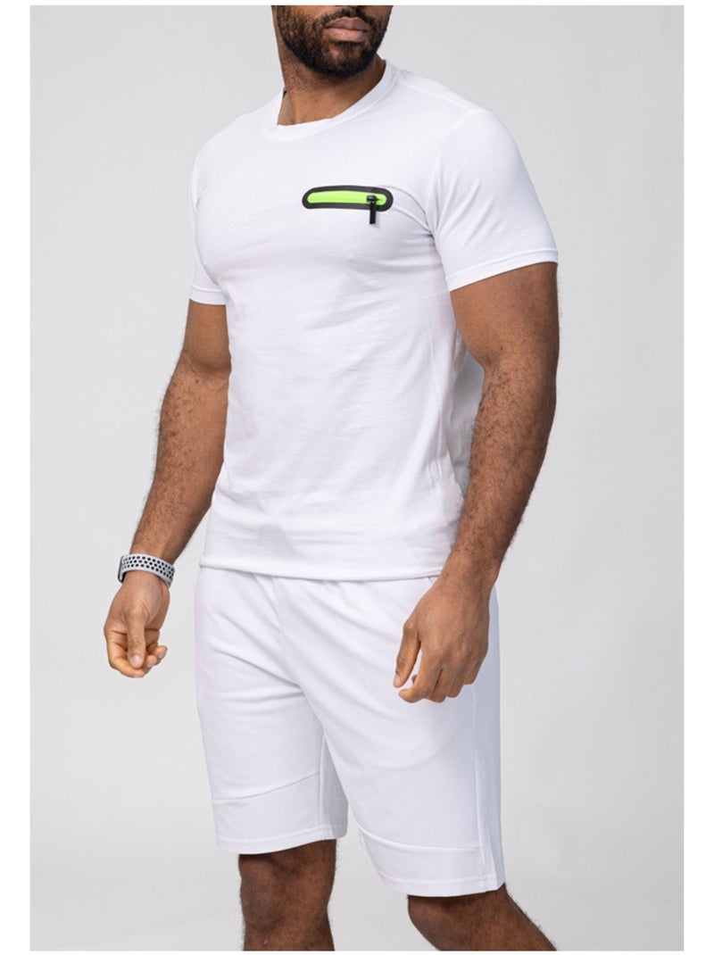 Pantaloncini, maglietta Kebello Bianco - Kiabi