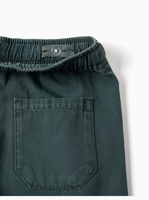 Pantaloncini midi cargo in cotone con coulisse - Kiabi