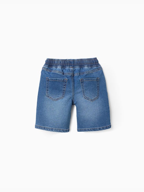Pantaloncini midi di jeans pull-up con coulisse - Kiabi