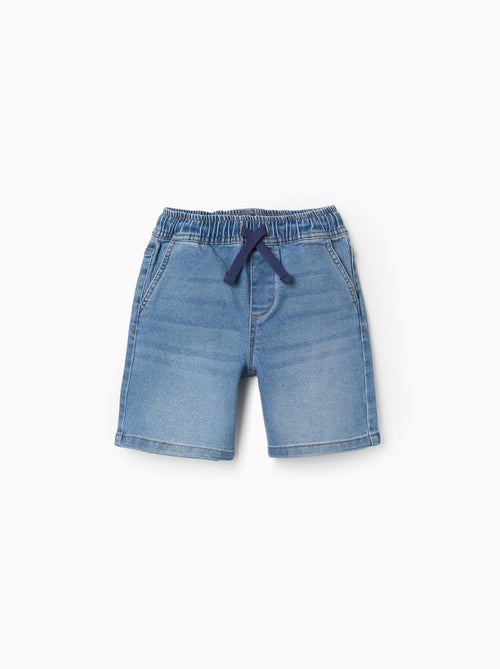Pantaloncini midi di jeans pull-up con coulisse - Kiabi