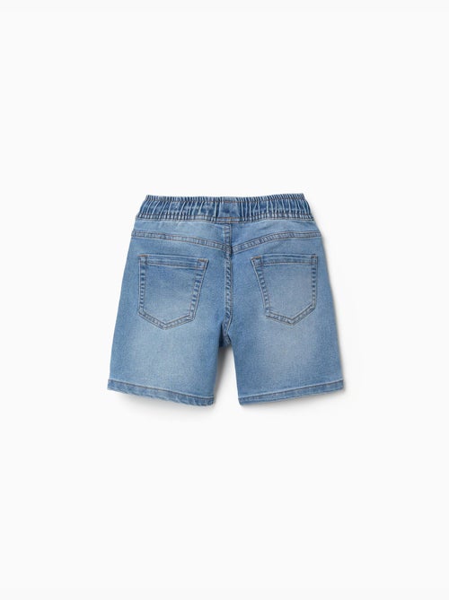 Pantaloncini midi di jeans pull-up con coulisse - Kiabi