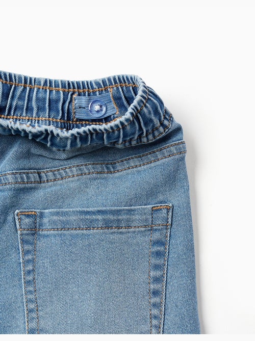 Pantaloncini midi di jeans pull-up con coulisse - Kiabi