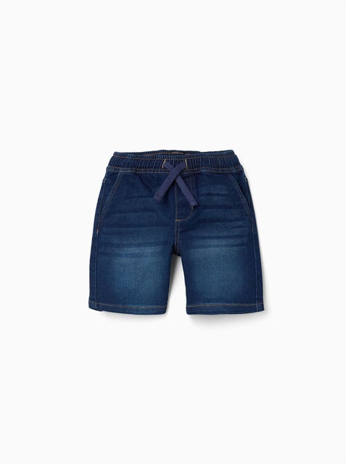 Pantaloncini midi di jeans pull-up con coulisse - Kiabi