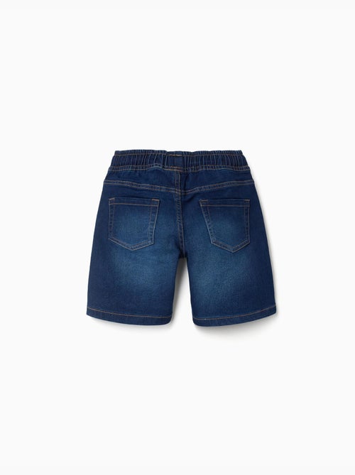 Pantaloncini midi di jeans pull-up con coulisse - Kiabi
