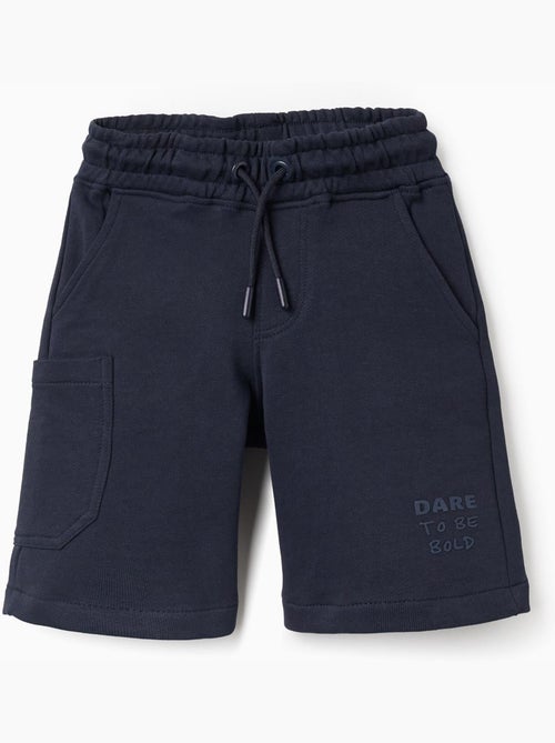 Pantaloncini midi in cotone con coulisse e tasca cargo - Kiabi