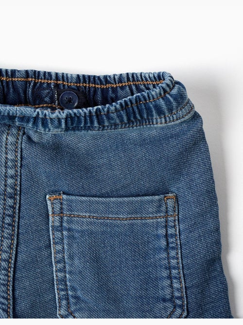 Pantaloncini midi in denim con coulisse - Kiabi