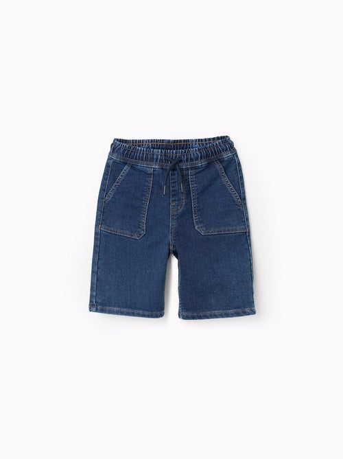 Pantaloncini midi in denim con coulisse - Kiabi
