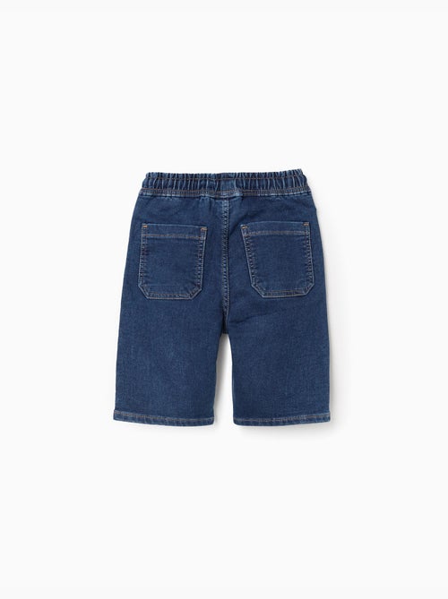 Pantaloncini midi in denim con coulisse - Kiabi