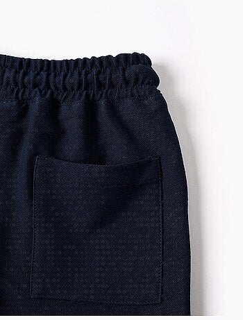 Pantaloncini midi in felpa con coulisse