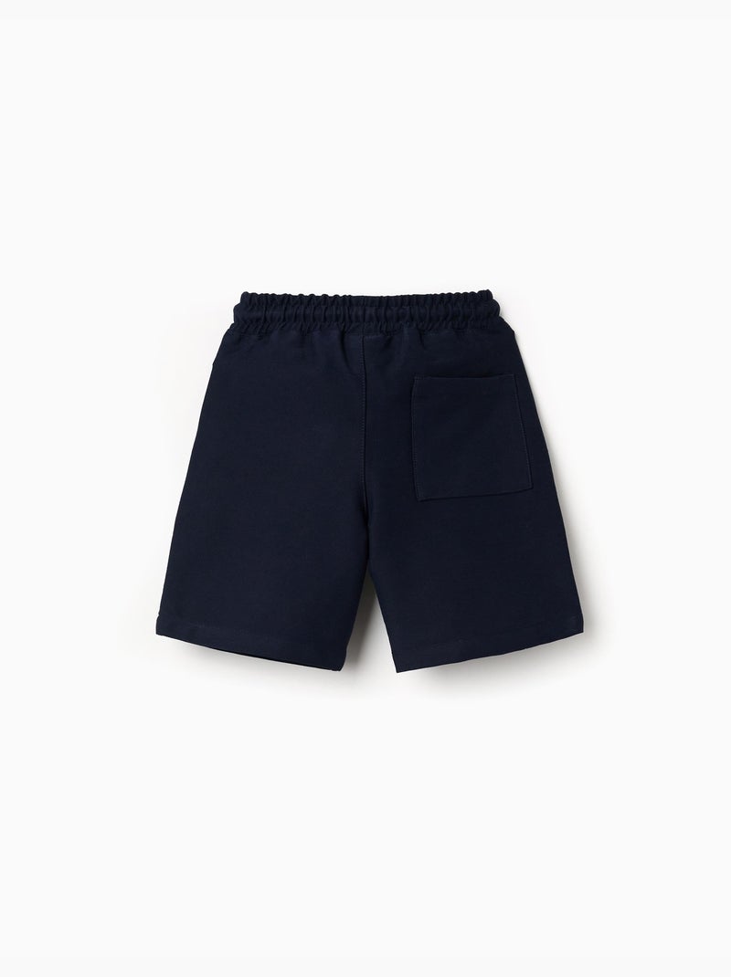 Pantaloncini midi in felpa con coulisse Blu Blu - Kiabi