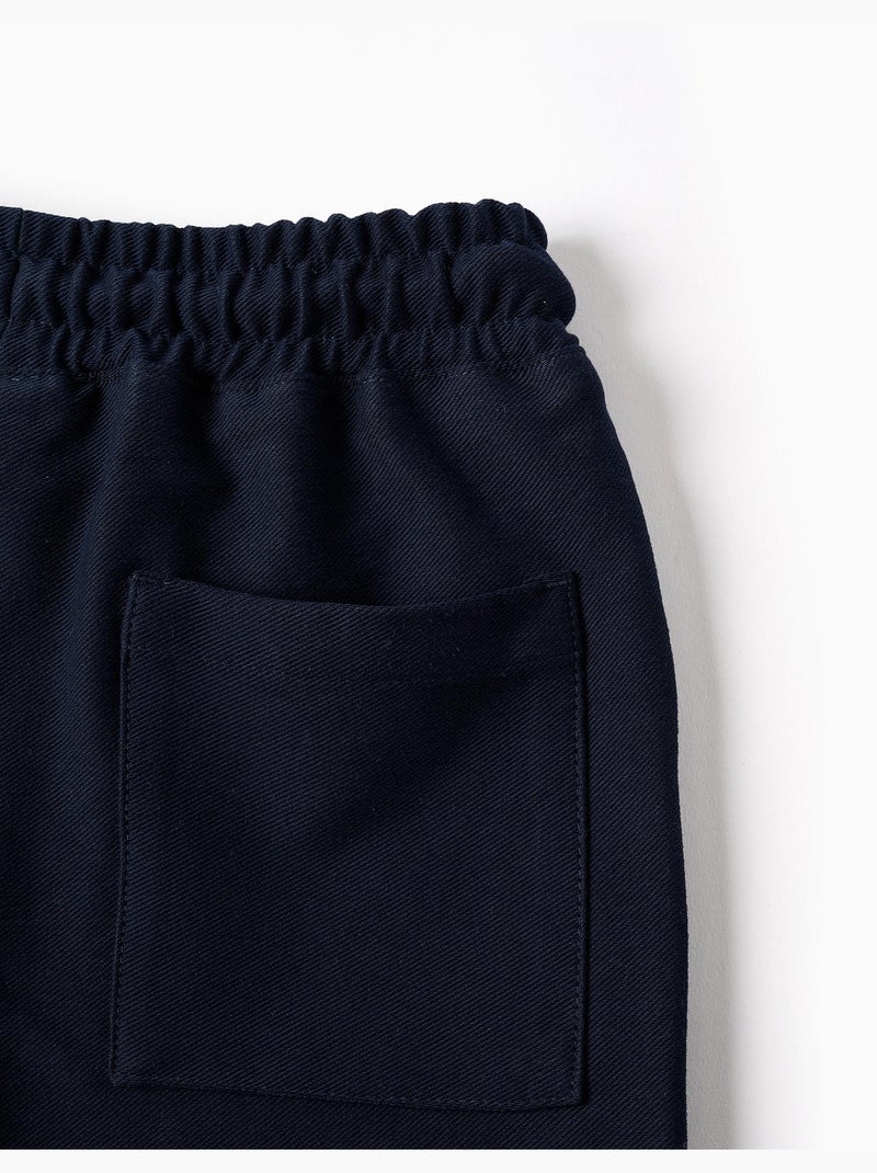 Pantaloncini midi in felpa con coulisse Blu Blu - Kiabi