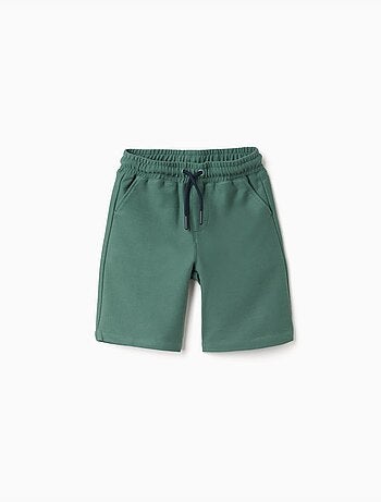 Pantaloncini midi in felpa con coulisse