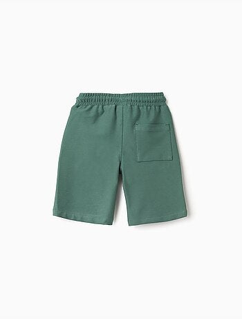 Pantaloncini midi in felpa con coulisse