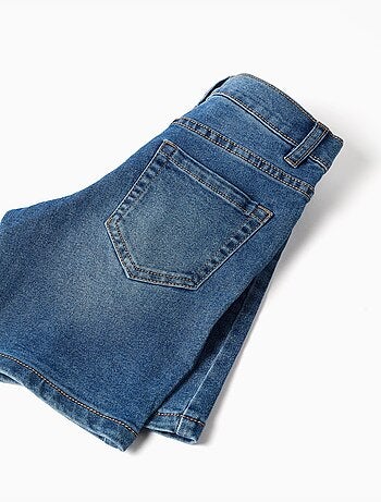 Pantaloncini midi in jeans con cinque tasche