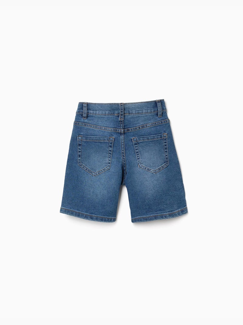 Pantaloncini midi in jeans con cinque tasche Blu Blu - Kiabi
