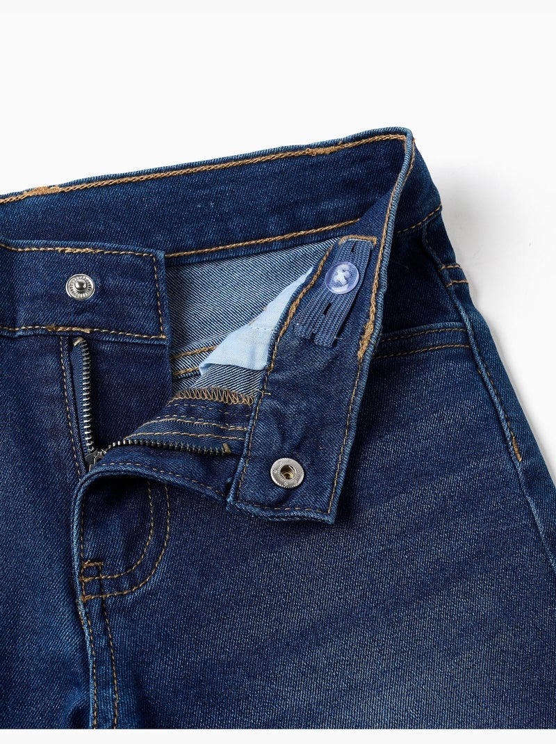 Pantaloncini midi in jeans con cinque tasche Blu scuro - Kiabi