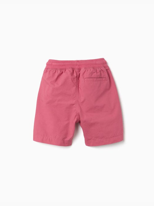 Pantaloncini midi in popeline con coulisse e tasche - Kiabi