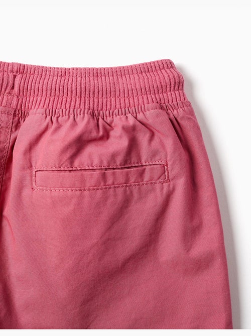 Pantaloncini midi in popeline con coulisse e tasche - Kiabi