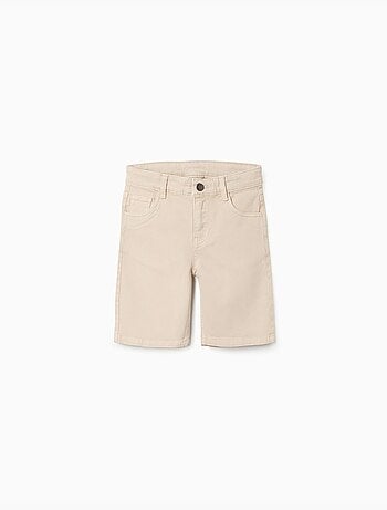 Pantaloncini midi in saffiano con cinque tasche