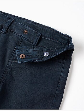 Pantaloncini in saffiano midi con cinque tasche