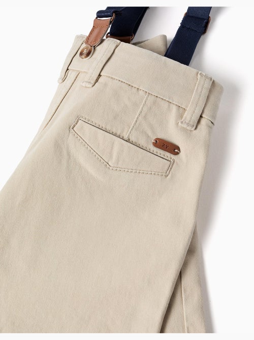 Pantaloncini midi in twill con bretelle removibili - Kiabi