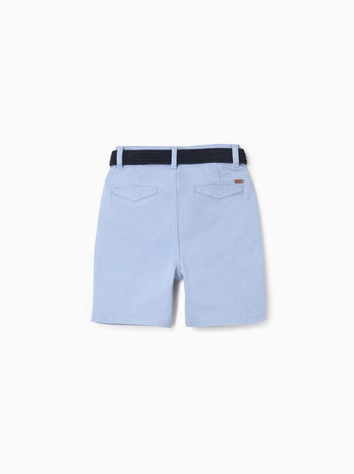 Pantaloncini midi in twill con cintura - Kiabi