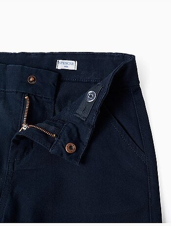 Pantaloncini midi in twill con tasche