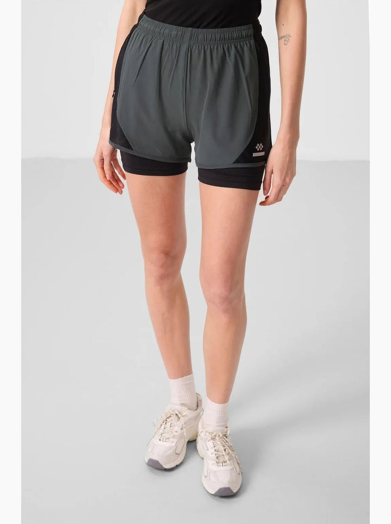 Pantaloncini mini da donna a infilare tommy Verde oliva - Kiabi