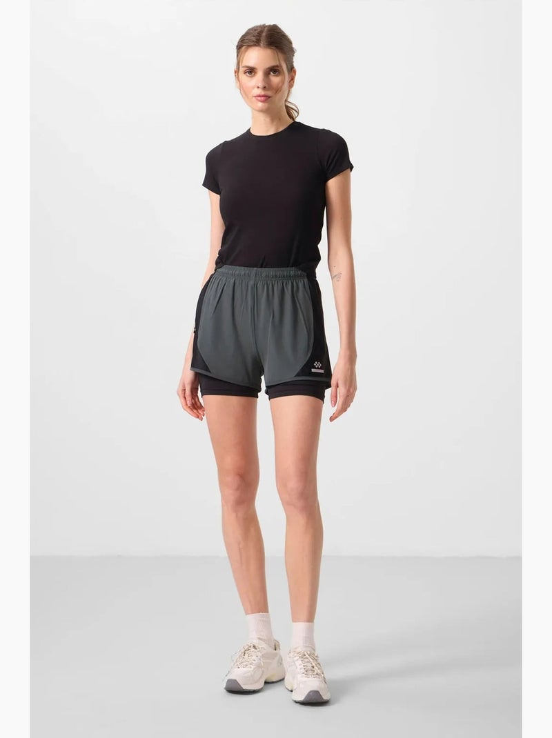 Pantaloncini mini da donna a infilare tommy Verde oliva - Kiabi