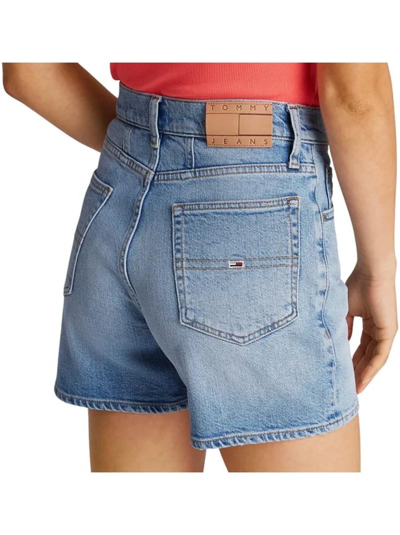 Pantaloncini Mom Donna Tommy Hilfiger Blu - Kiabi